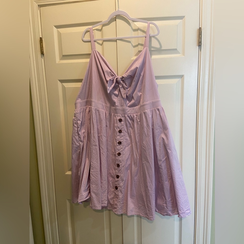 Torrid tie front Fit and Flare Dress size 6